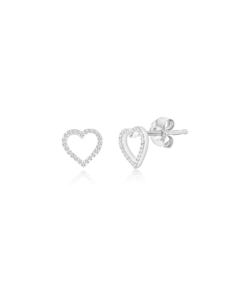 925 sterling silver Natural Diamonds Mini Studs