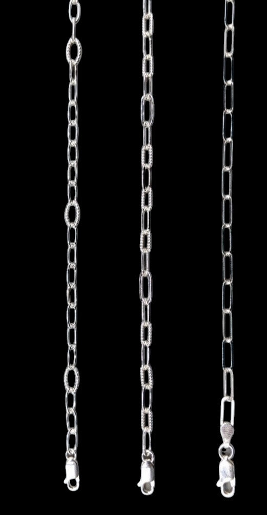 925 Italian sterling silver chains