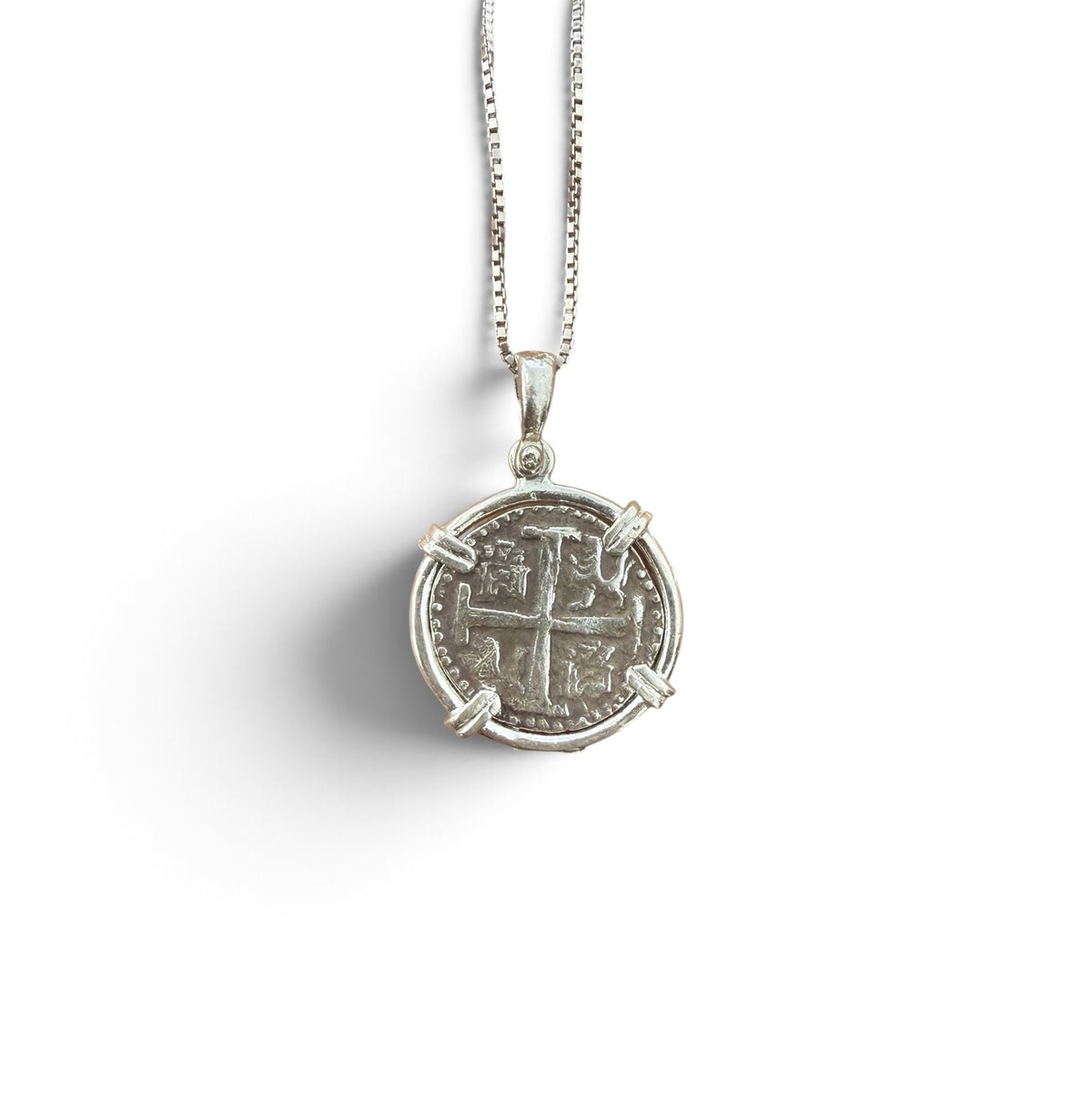 Replica of Atocha Shipwreck Coin Pendant Handmade with 925 solid sterling silver