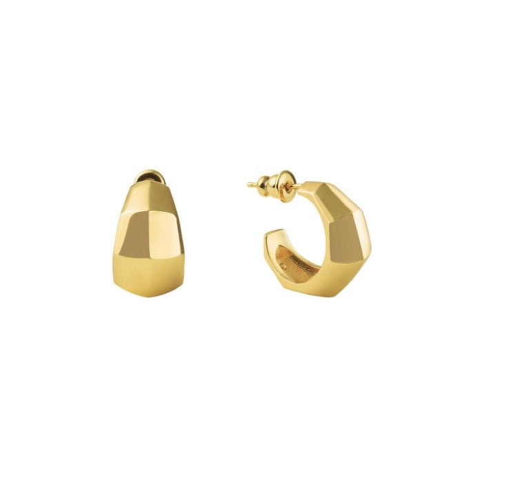 Designer Fresh cut Earring - Made in Italy size small