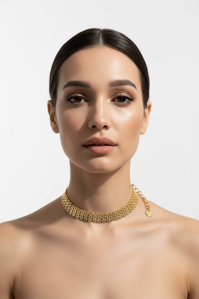 Designer Choker Necklace - Made in Italy