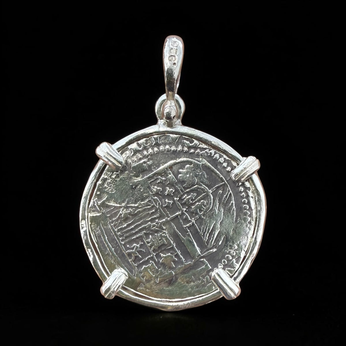 Replica of Atocha Coin Pendant 925 solid sterling silver