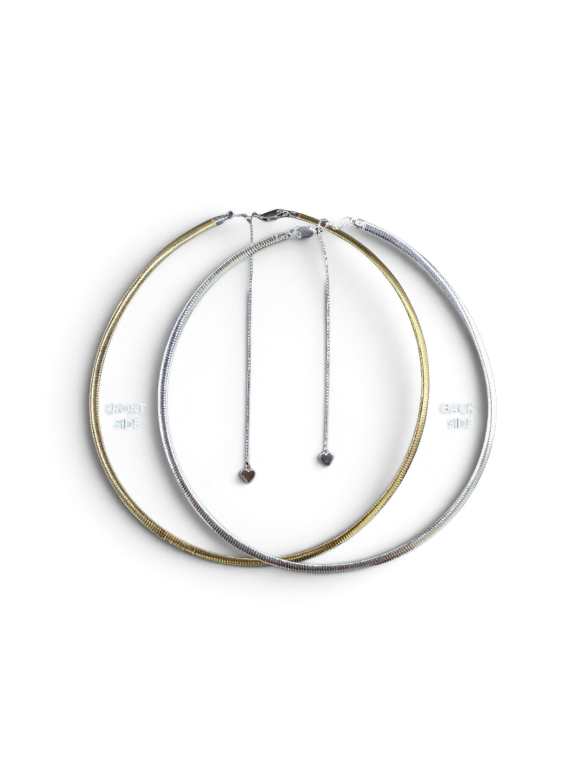 925 Sterling Silver Omega Adjustable Necklace