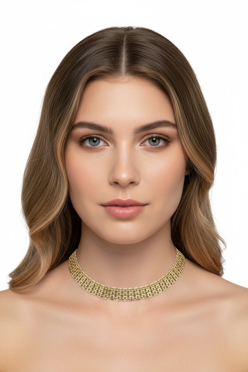 Designer Choker Necklace - Made in Italy
