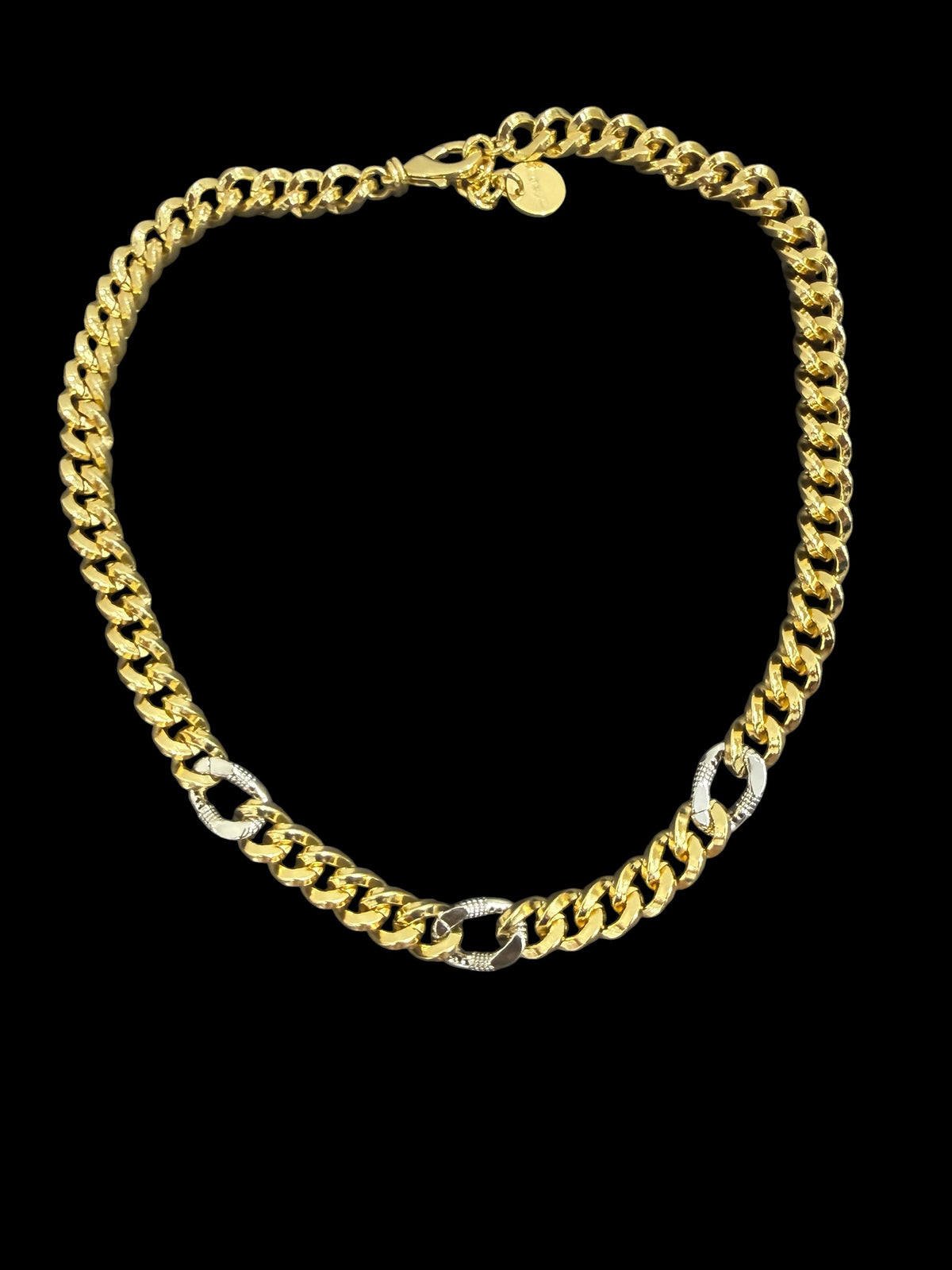 Show Stopper Designer Curb Necklace - Made in Italy