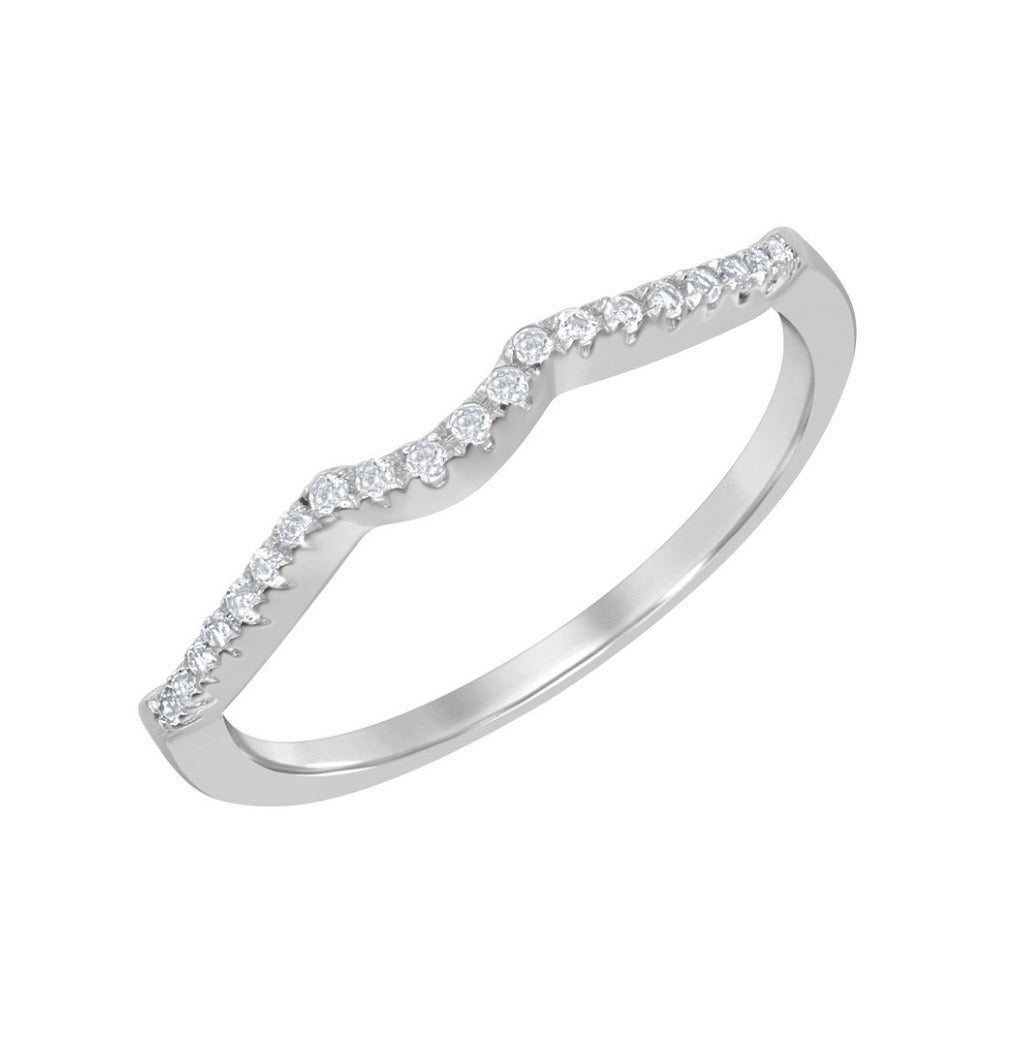 Sterling Silver 1.8 cttw White Topaz Wedding and Engagment Bridal Ring