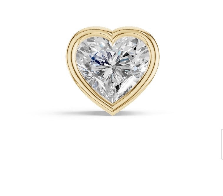 18 KT YELLOW GOLD SOLITAIRE MINI PENDANT