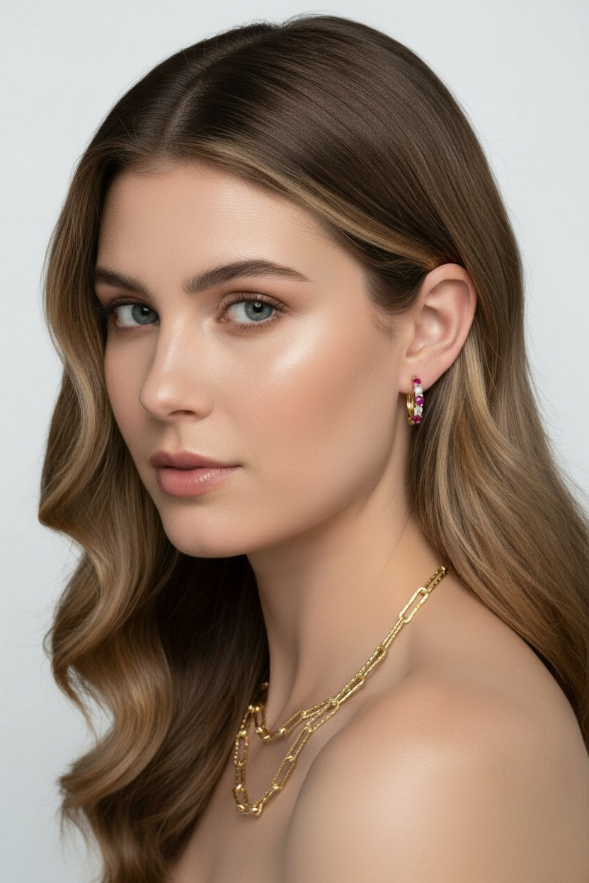 Designer Necklace - Made in Italy
Can be styled in multiple ways 36 inches long