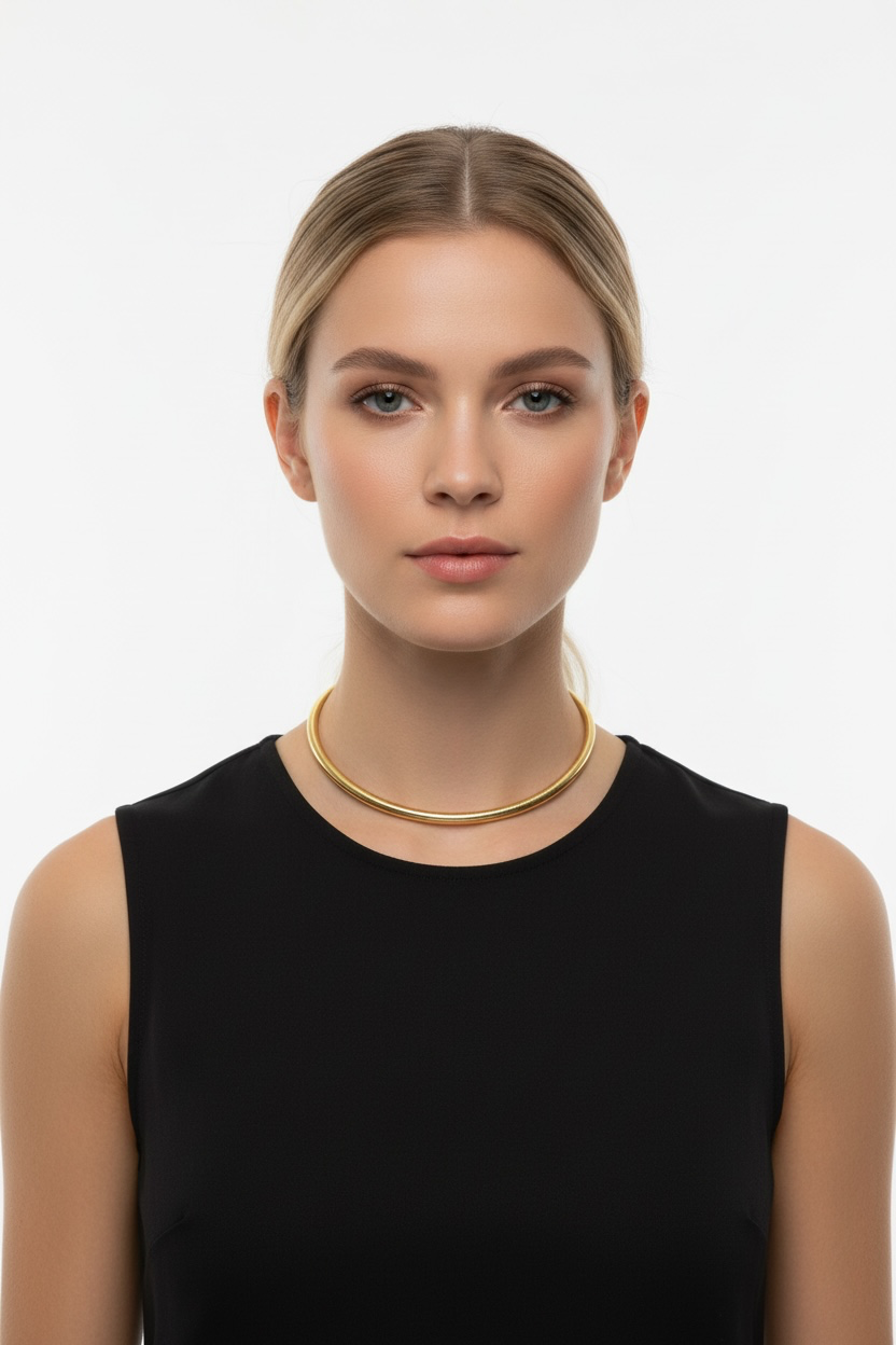 925 Sterling Silver Omega Adjustable Necklace