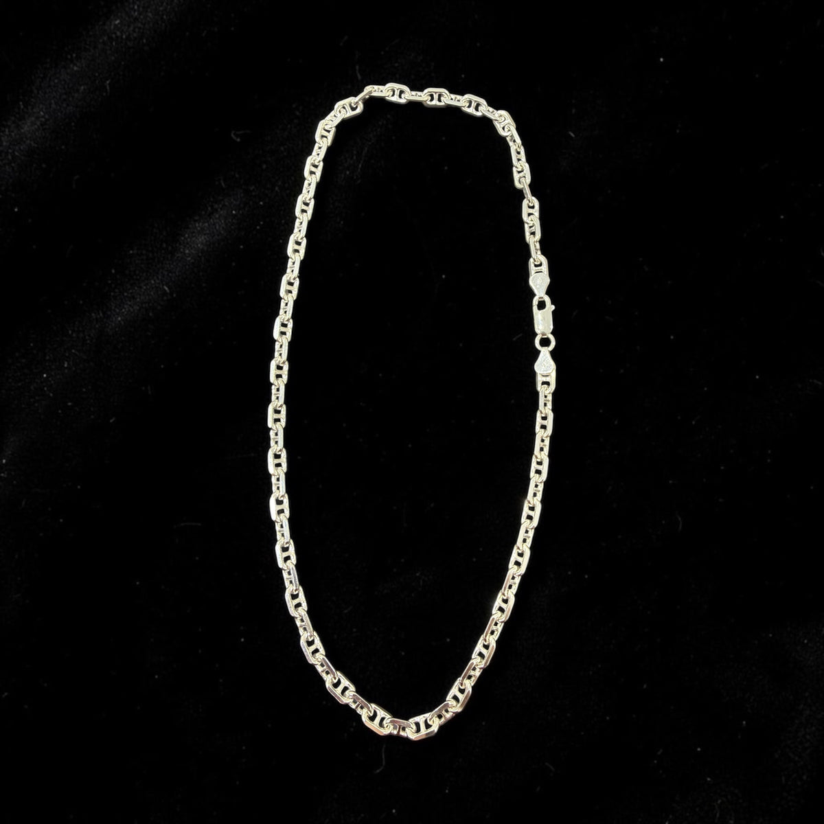 925 sterling silver solid Anchor Mariner chain 5.5mm unisex