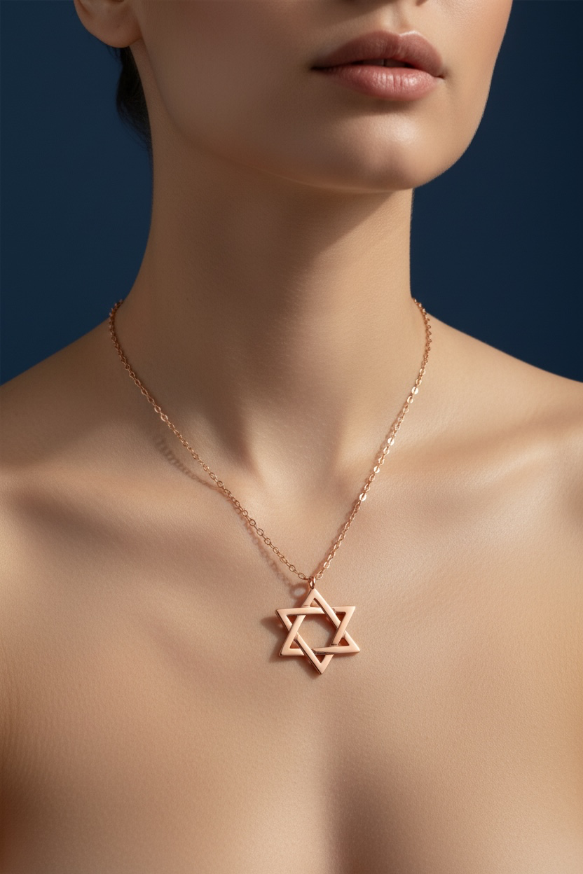 Sterling Silver, Star of David Necklace