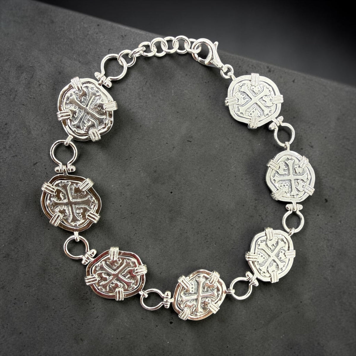 Replica of Atocha shipwreck coin bracelet