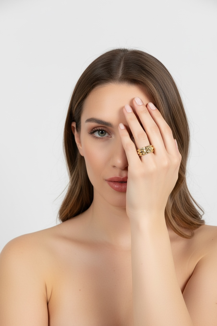 Designer Ring - Made in Italy