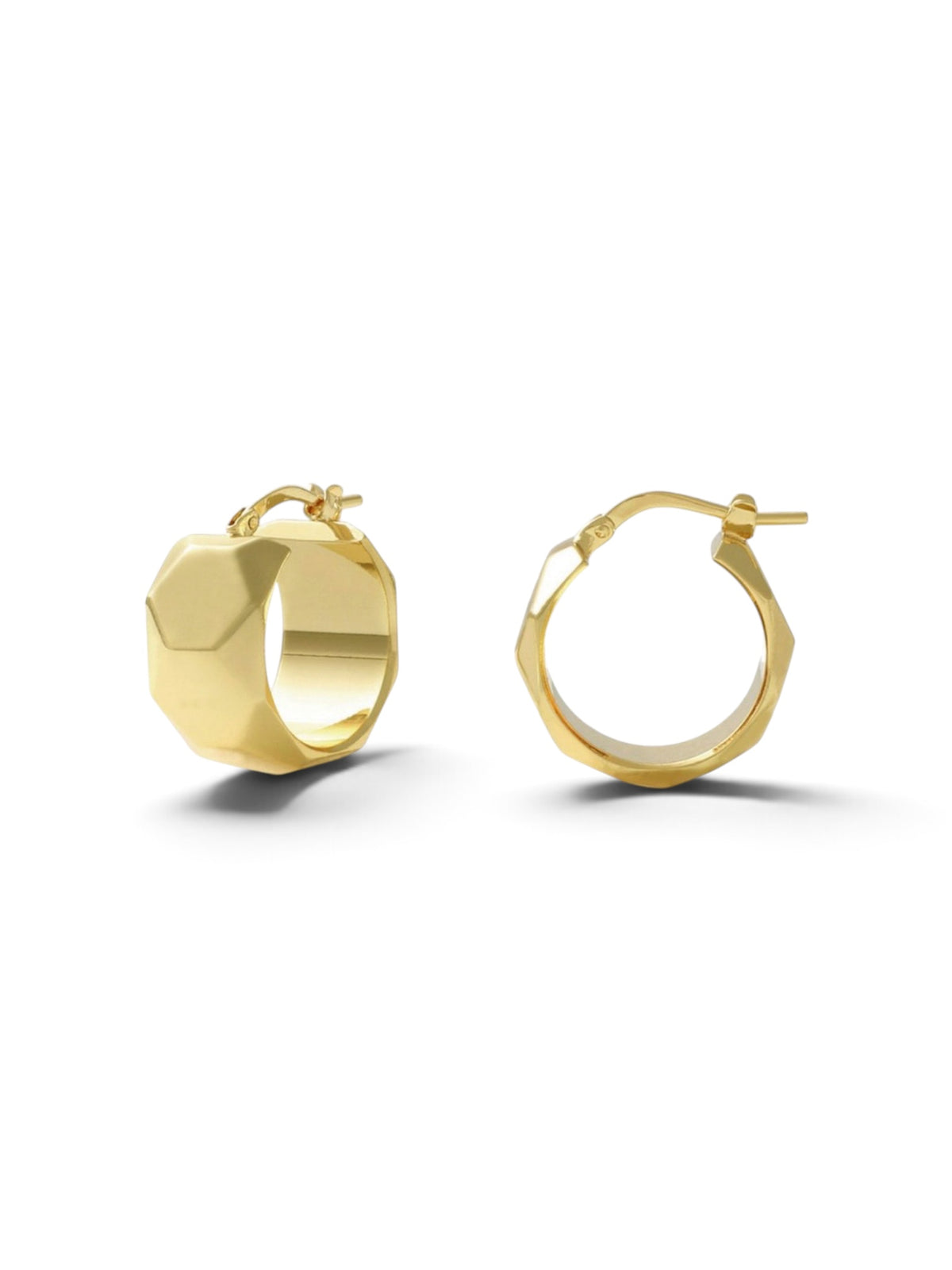 Designer Bold Mini Hoop Earring - Made in Italy
