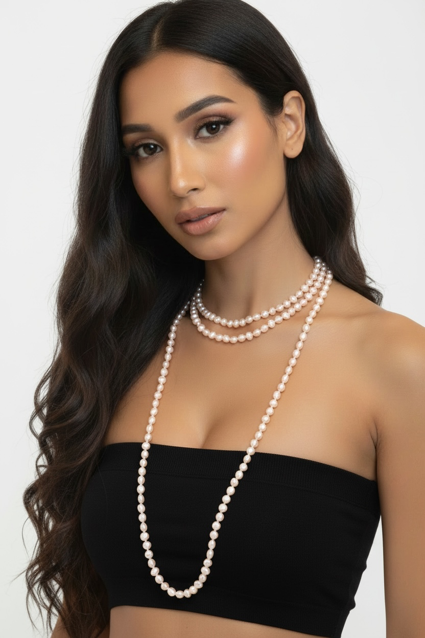 72-inch Endless Freshwater Pearl Ropes as a complete set.