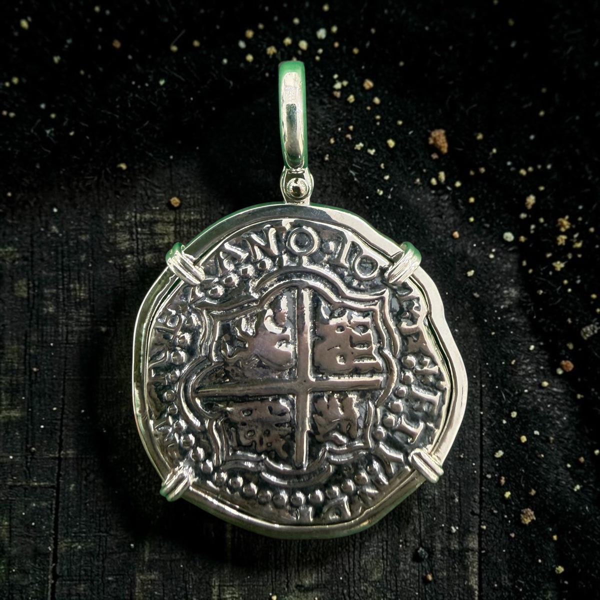 Replica Shipwreck Coin Pendant 925 solid sterling silver