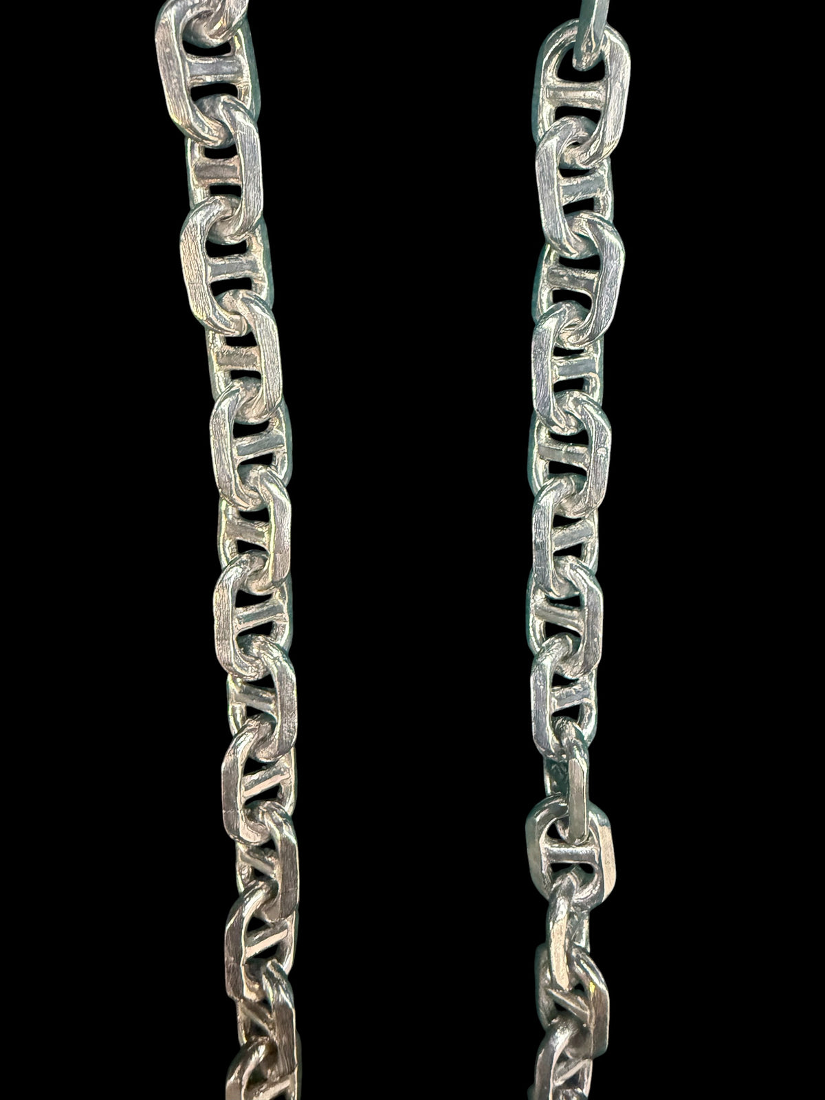 925 solid sterling silver handmade anchor / mariner chain 10mm
