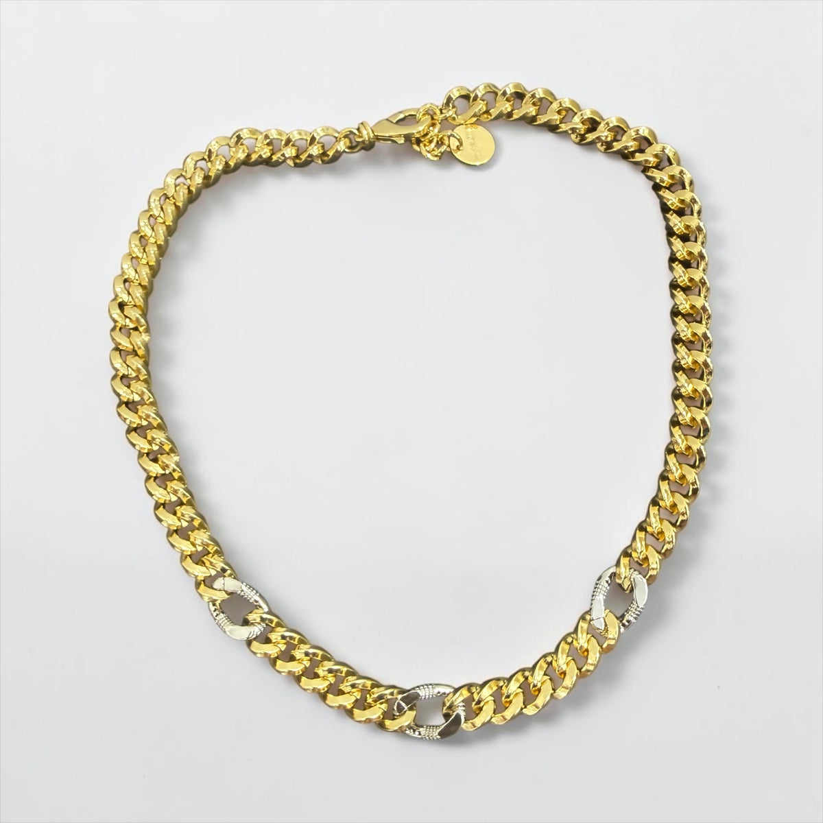 Show Stopper Designer Curb Necklace - Made in Italy