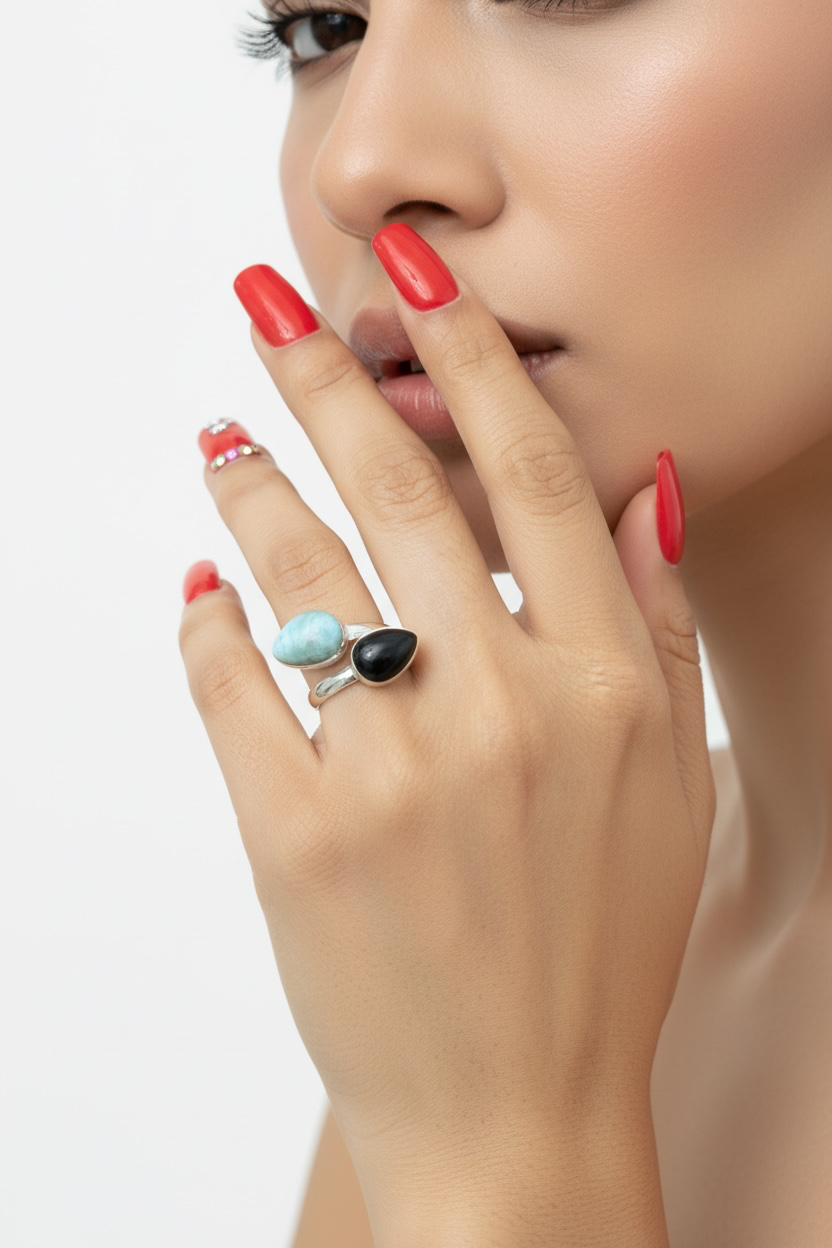 Double Caribbean Ring adjustable