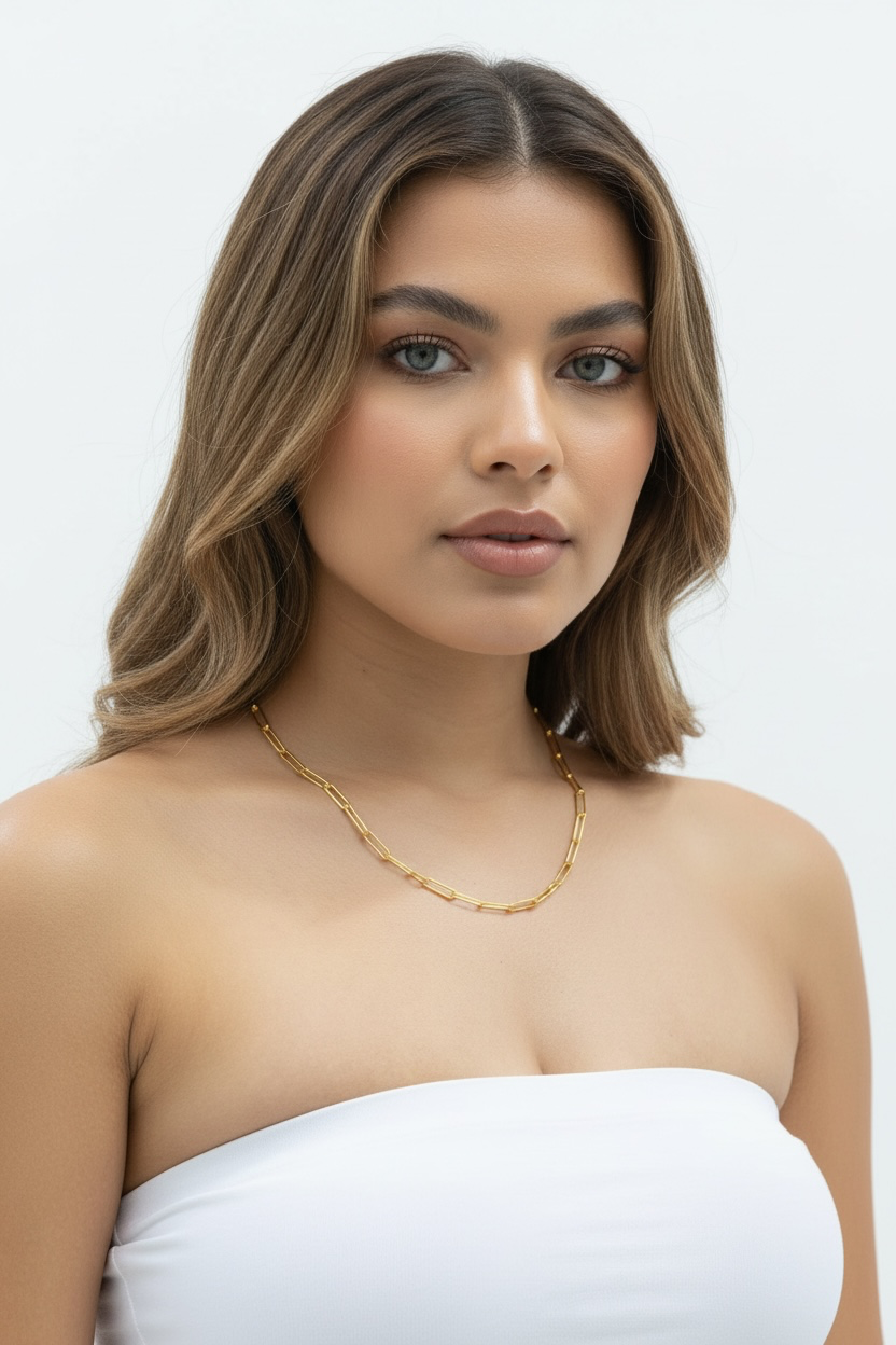 14K Yellow, Gold Filled (14/20 GF) 2mm Paperclip Chain