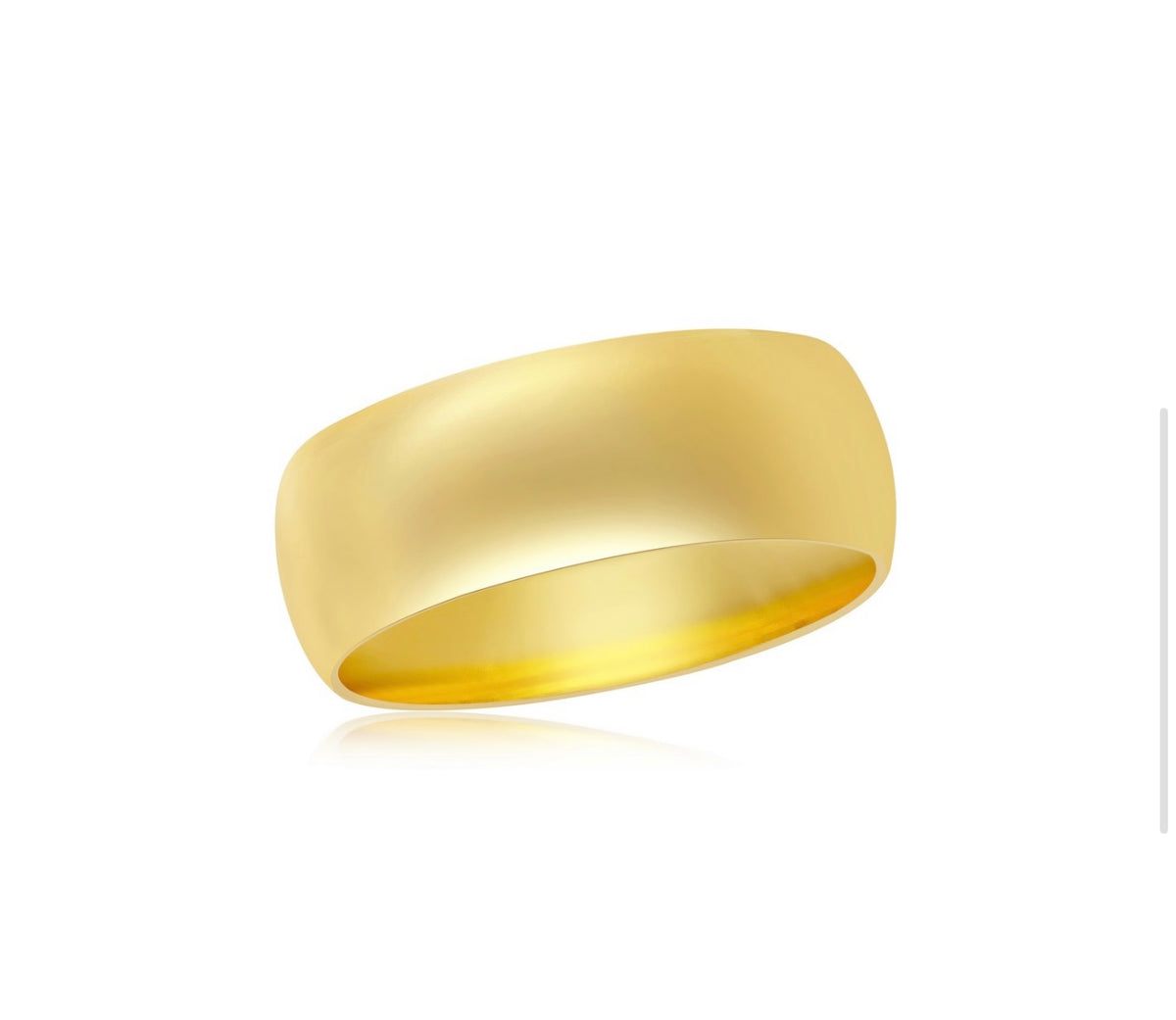 Sterling Silver 8mm Band Ring