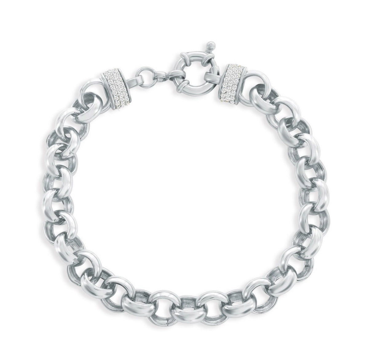 Sterling Silver, Heavy Chain Link Bracelet