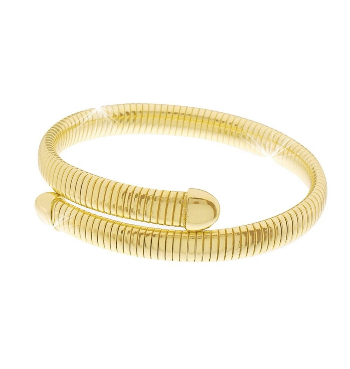 Designer Solid Tubogas Bangle - Made in Italy