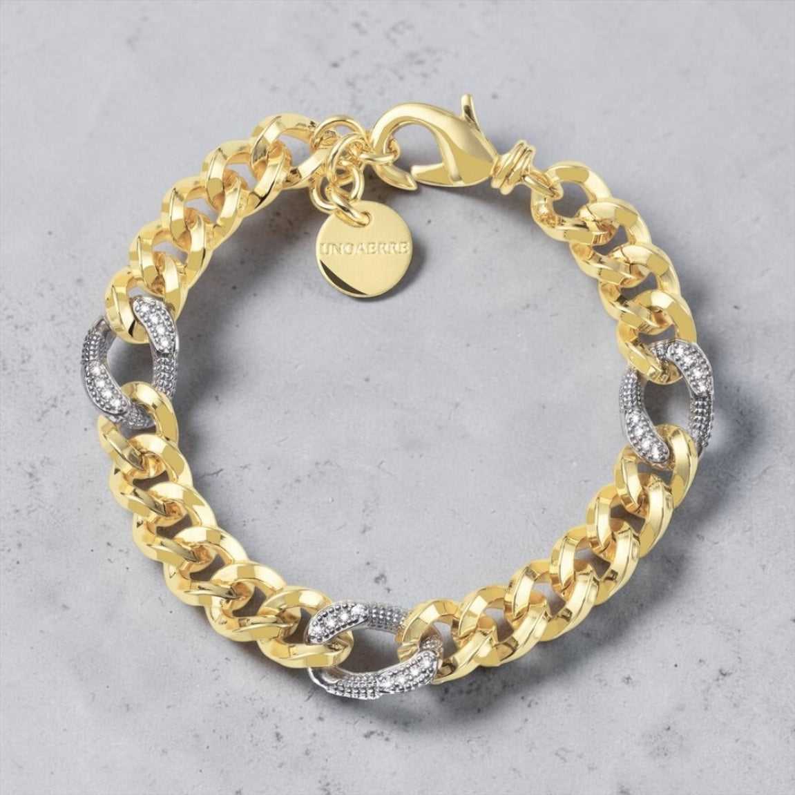 Designer Solid Curb Bracelet - Made in Italy