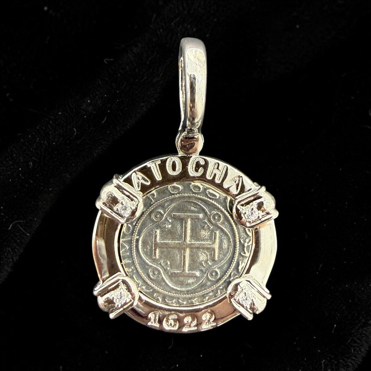 Replica Shipwreck Coin Pendant 925 solid sterling silver