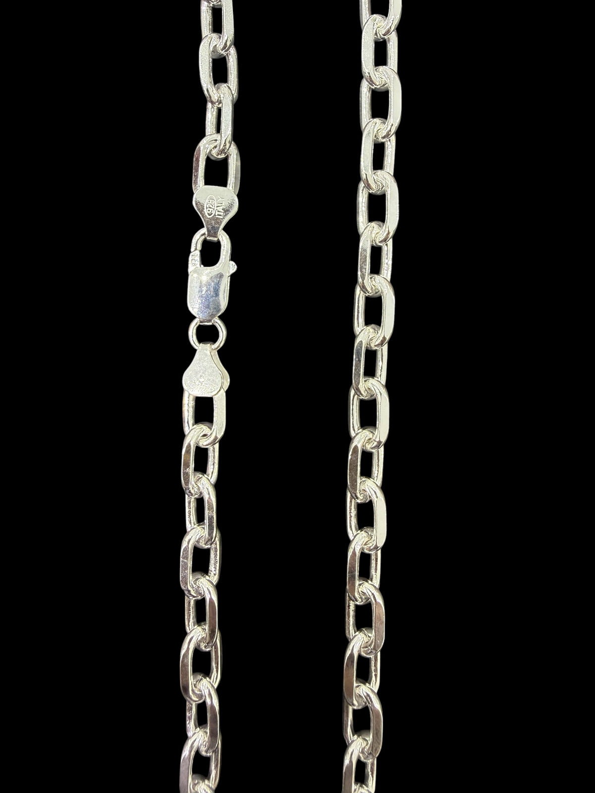 925 solid heavy sterling silver chain 7mm