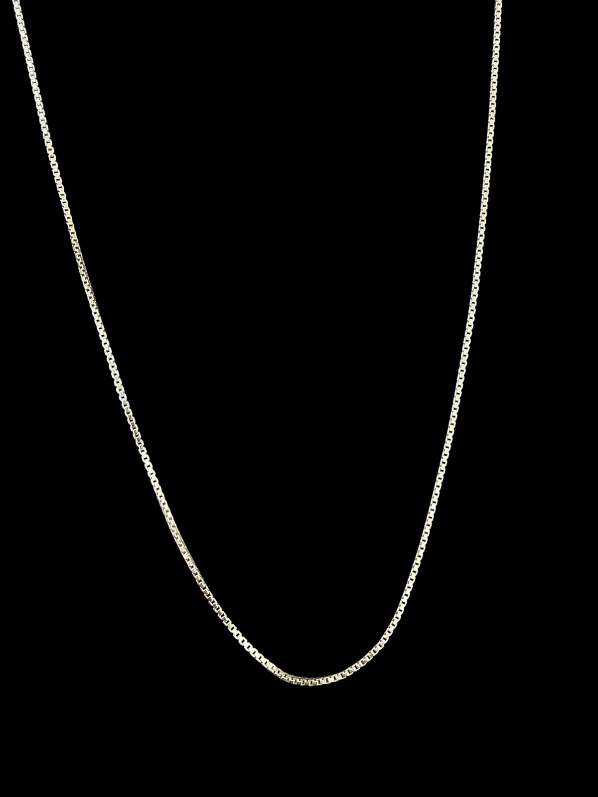 925 sterling silver mini box chain