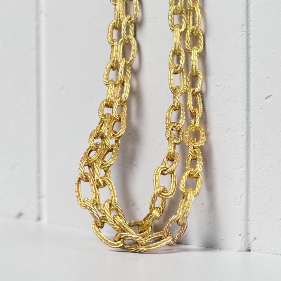 14k solid heavy MONEY chain handmade with 14k solid real gold 5mm