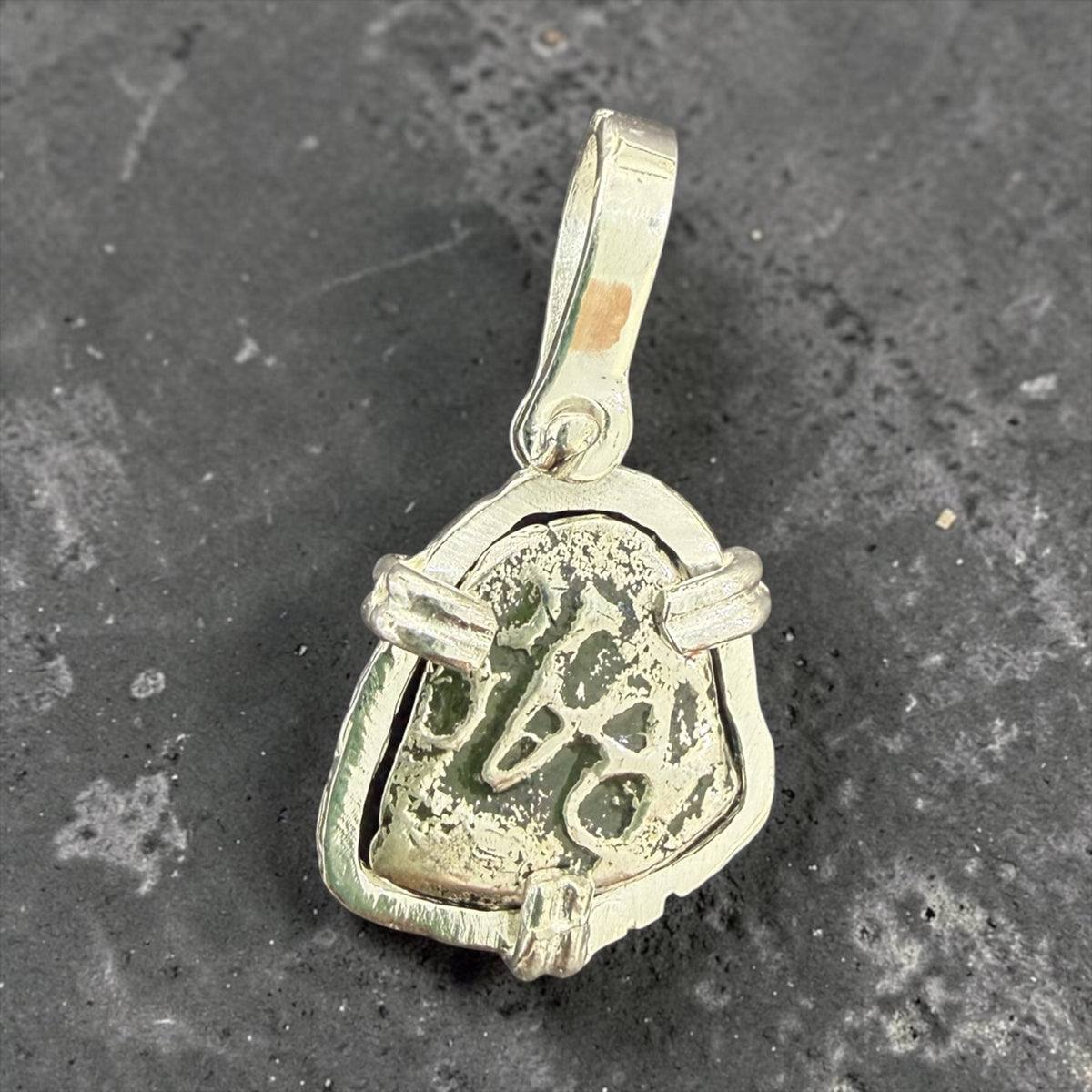 Replica atocha shipwreck mini coin pendant 925 sterling silver