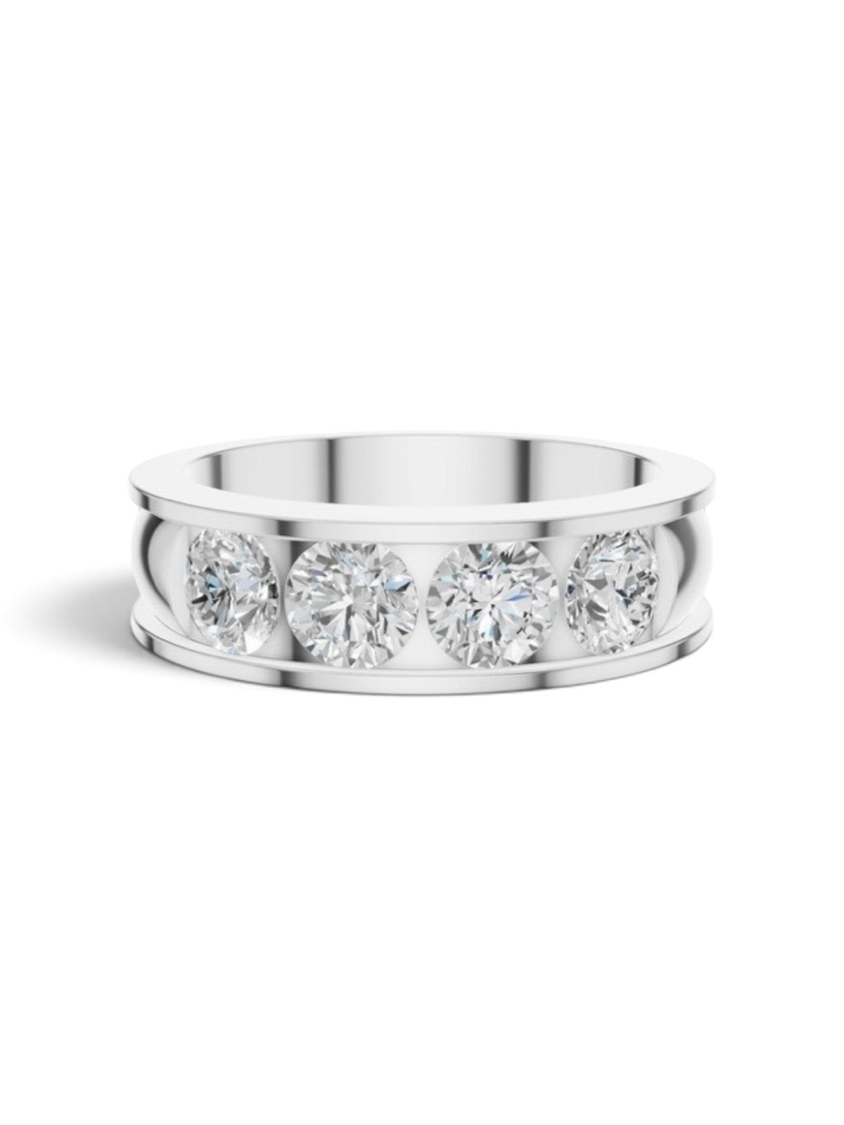 18 KT YELLOW GOLD ANNIVERSARY BAND WEDDING BAND
