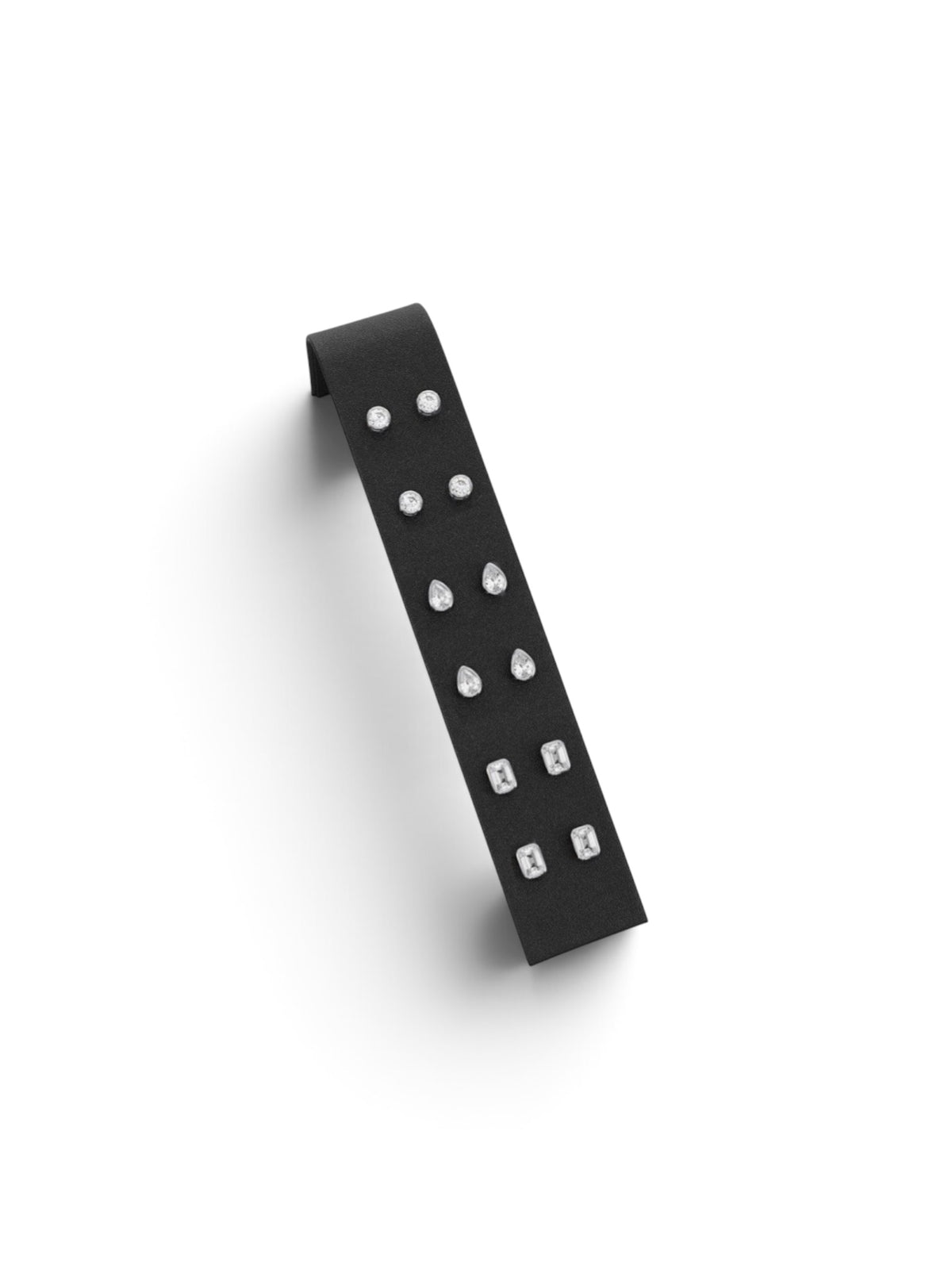 925 Sterling Silver Multi-Shaped Bezel  Studs Gold Plated