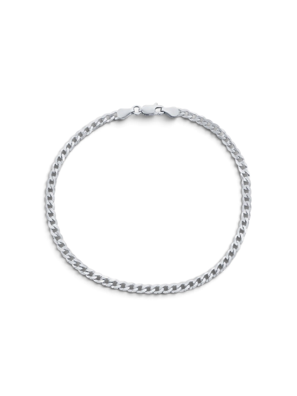 925 sterling silver Cuban Link Anklet